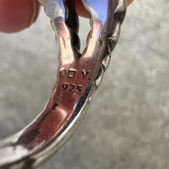 David Yurman Lapis 14 mm Albion ring. Size 7 - Picture 4 of 6